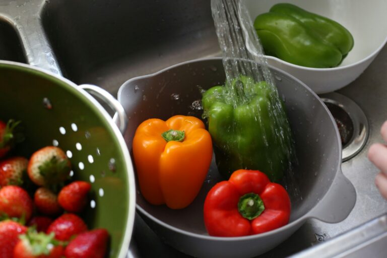 Collapsible silicone colander sink reusable silicone food bags