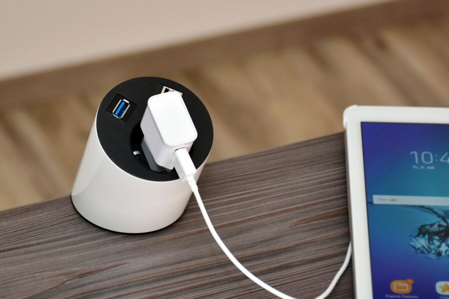 Usb charger power bank cable desk