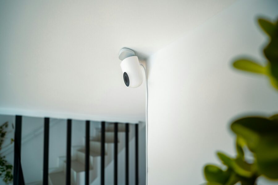 Home security camera wall