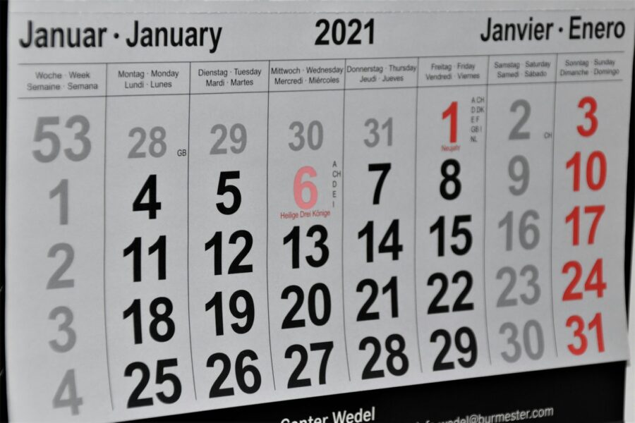 Family kitchen smart speaker wall calendar