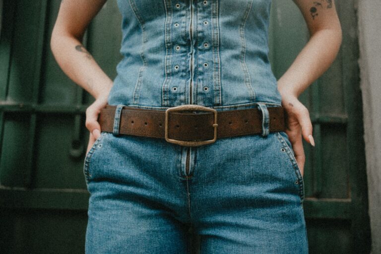 Woman wearing jeans