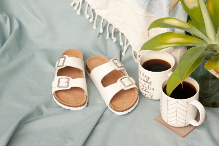 Flat lay linen