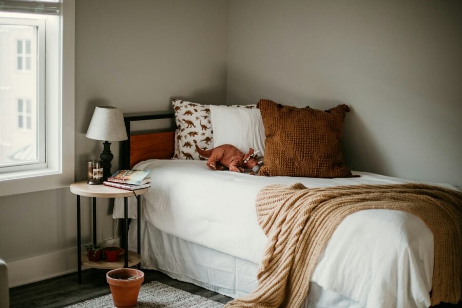 Cozy budget bedroom