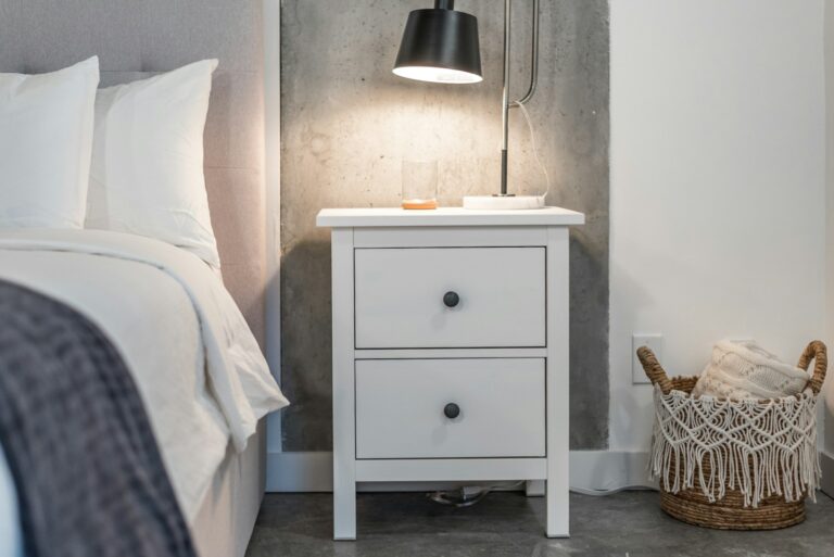 Bedroom nightstand organizer