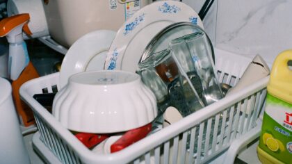 Compact dish drying solutions that keep your counters clear