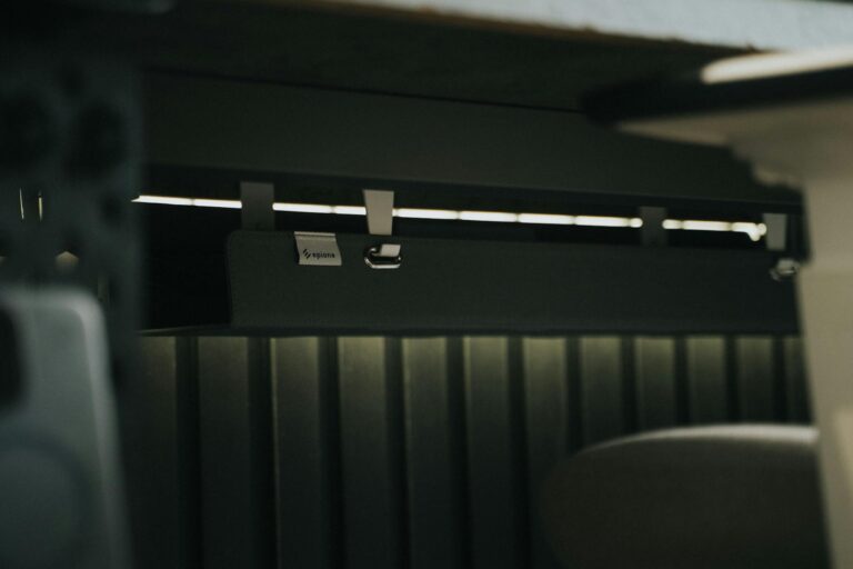 Desk cable management clips power strip office drawer
