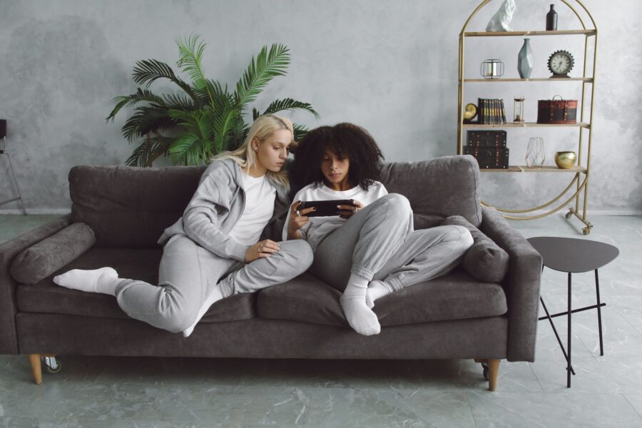 Neutral loungewear set