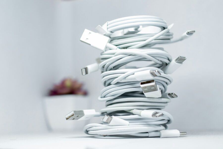 Desk charging station