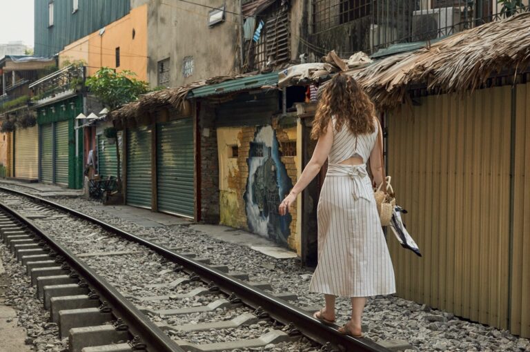 Linen dress woman