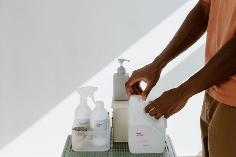Laundry shelving wall