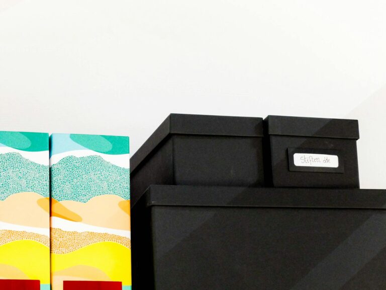 Budget home office storage boxes