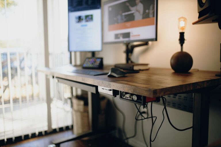 Stand cable organizer