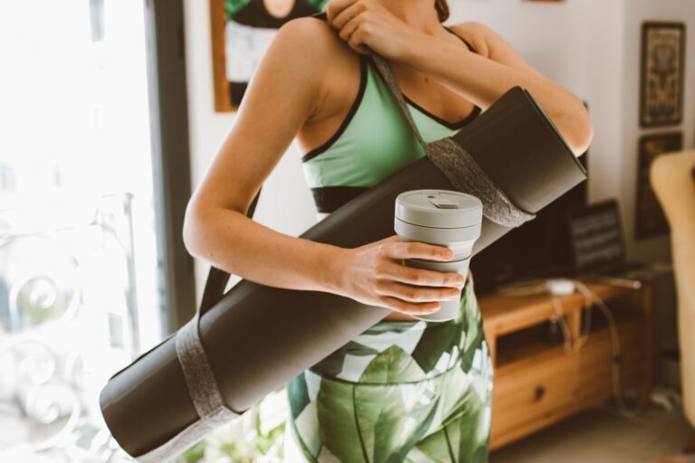 Simple yoga mat