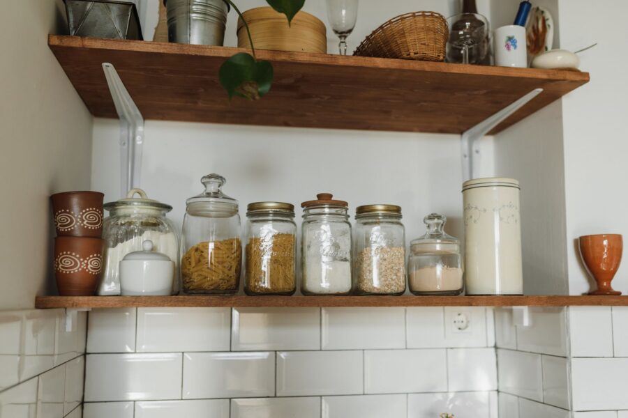 Glass food containers