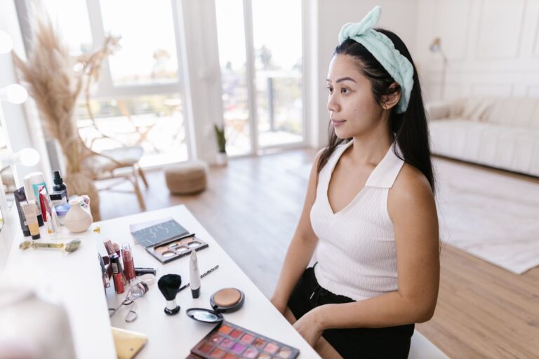 Satin scrunchies headbands