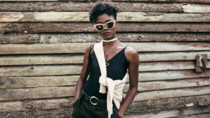 Simple statement accessories that instantly lift basic outfits