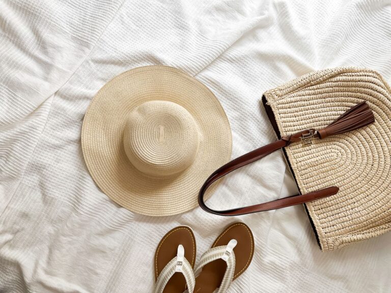 Flat lay summer