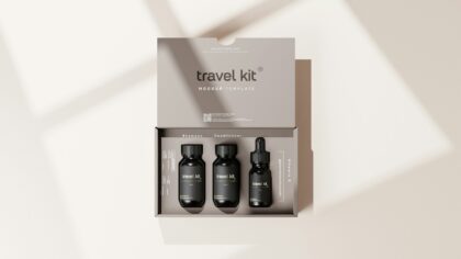 Simple travel bottles and pouches that finally make packing toiletries easier