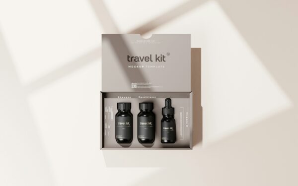 Simple travel bottles and pouches that finally make packing toiletries easier