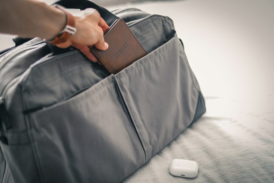 Weekend duffel bag bed packing cubes