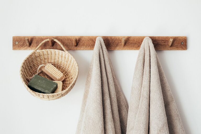Small bathroom shelves