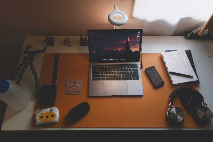 Minimal desk setup