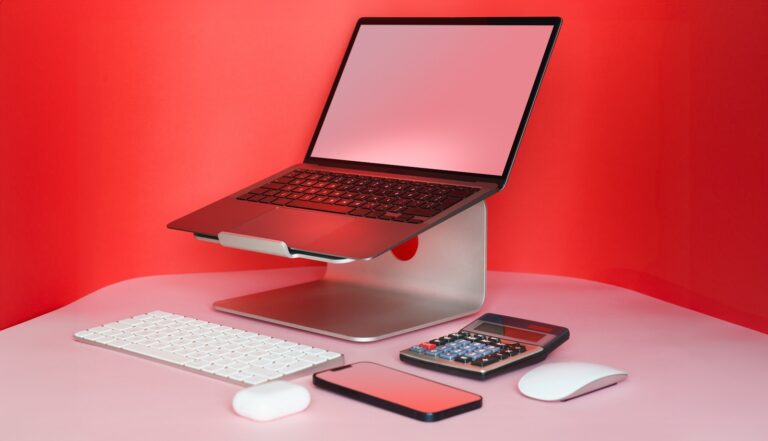 Laptop stand external