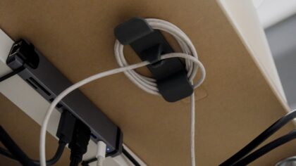 Smart cable organizers that keep desks and bags under control