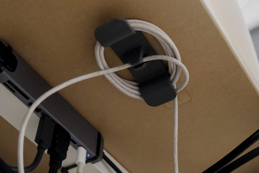 Desk cable organizers