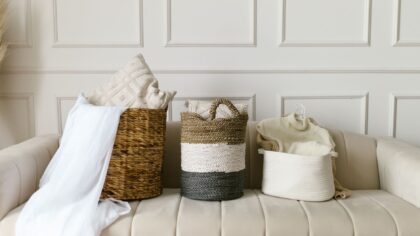Smart storage baskets that quietly keep your home more organized