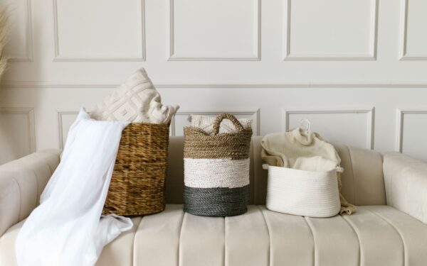 Smart storage baskets that quietly keep your home more organized