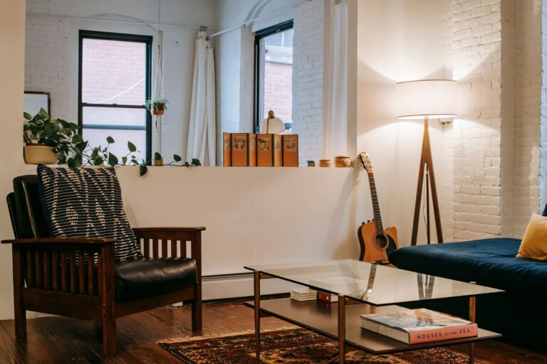 Reading nook armchair