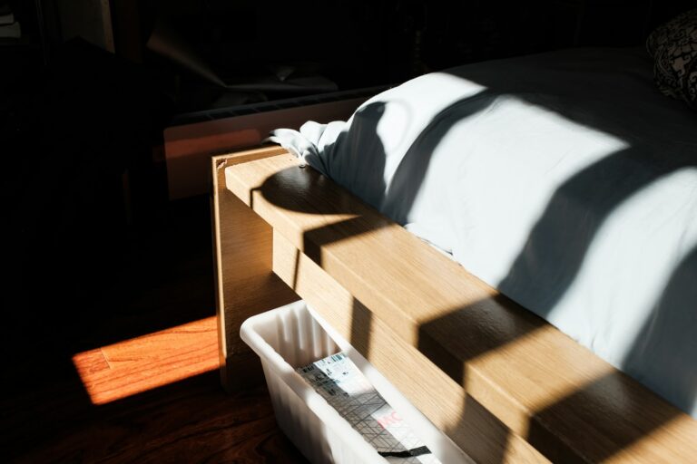 Bed drawers linens