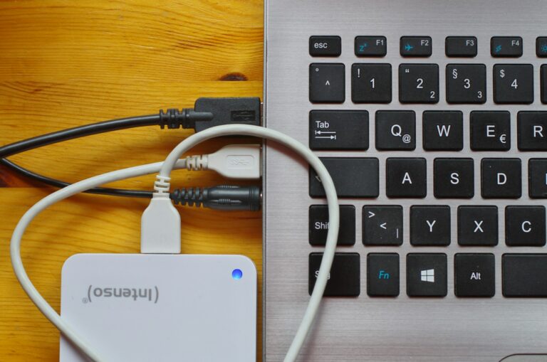 Portable ssd closeup