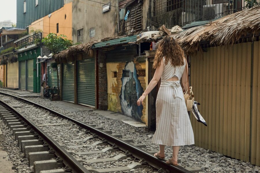 Summer linen dress