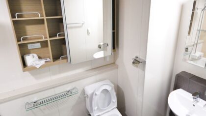 Budget bathroom storage finds that keep small spaces organized for less
