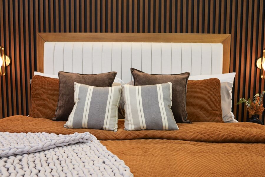 Cozy bed neutral
