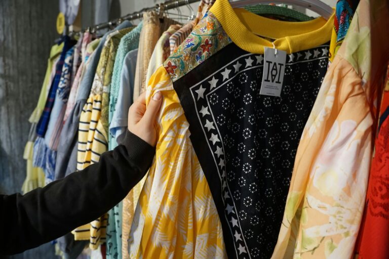 Thrift store clothing