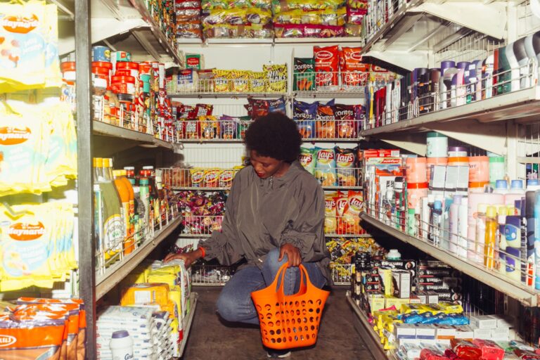 Shopping basket supermarket