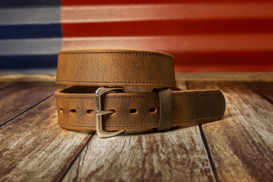 Neutral leather belts