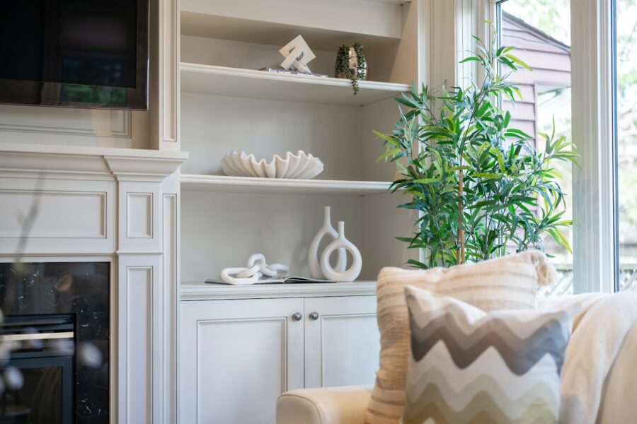 Woven storage baskets
