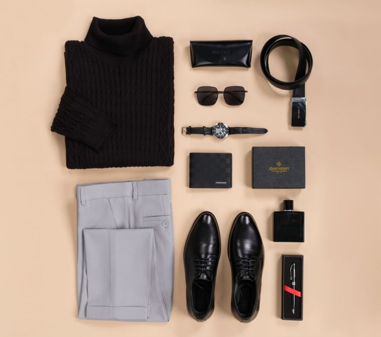 Folded neutral clothes