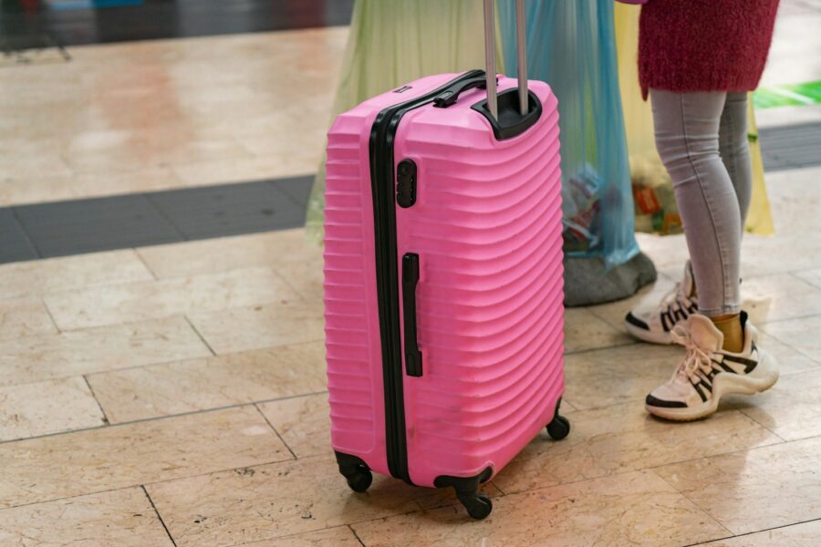 Woman airport outfit