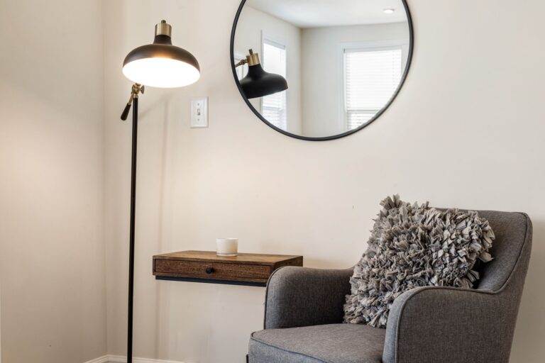 Bedroom reading corner