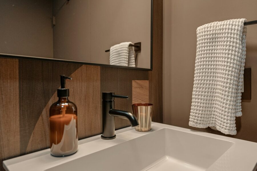 Modern bathroom shower