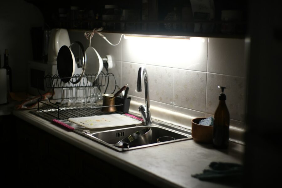 Kitchen sink dish