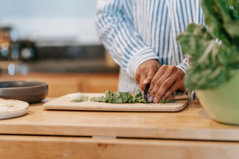 Cutting board chopping