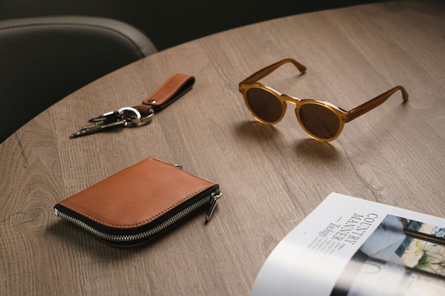 Sunglasses table summer