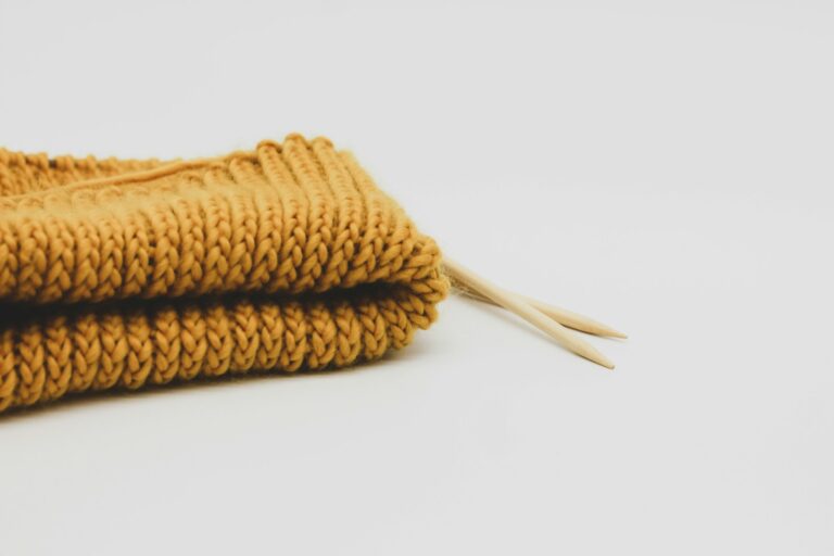 Knitted beanie wool